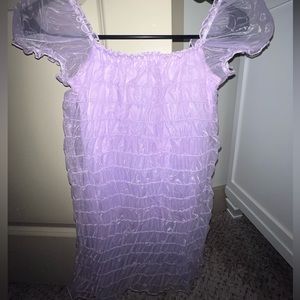 never worn! XS purple stretchy dress!